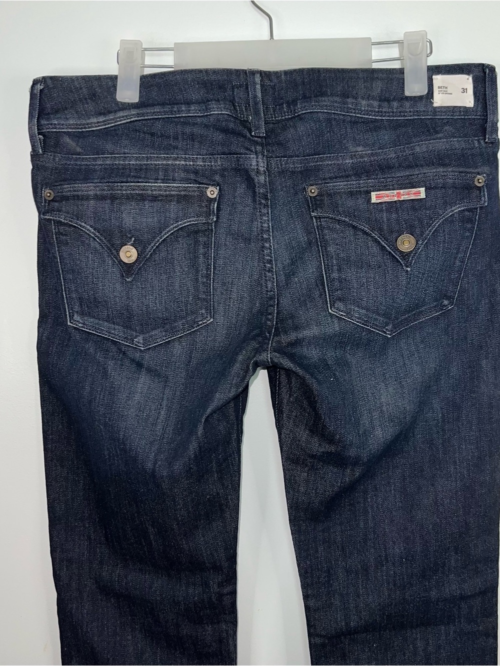 Hudson Beth Baby Boot Jeans Bootcut Dark Wash Denim Mid Rise Women’s Size 31 - Picture 8 of 16